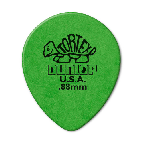 Dunlop 413R088 Tortex Teardrop 72Pack