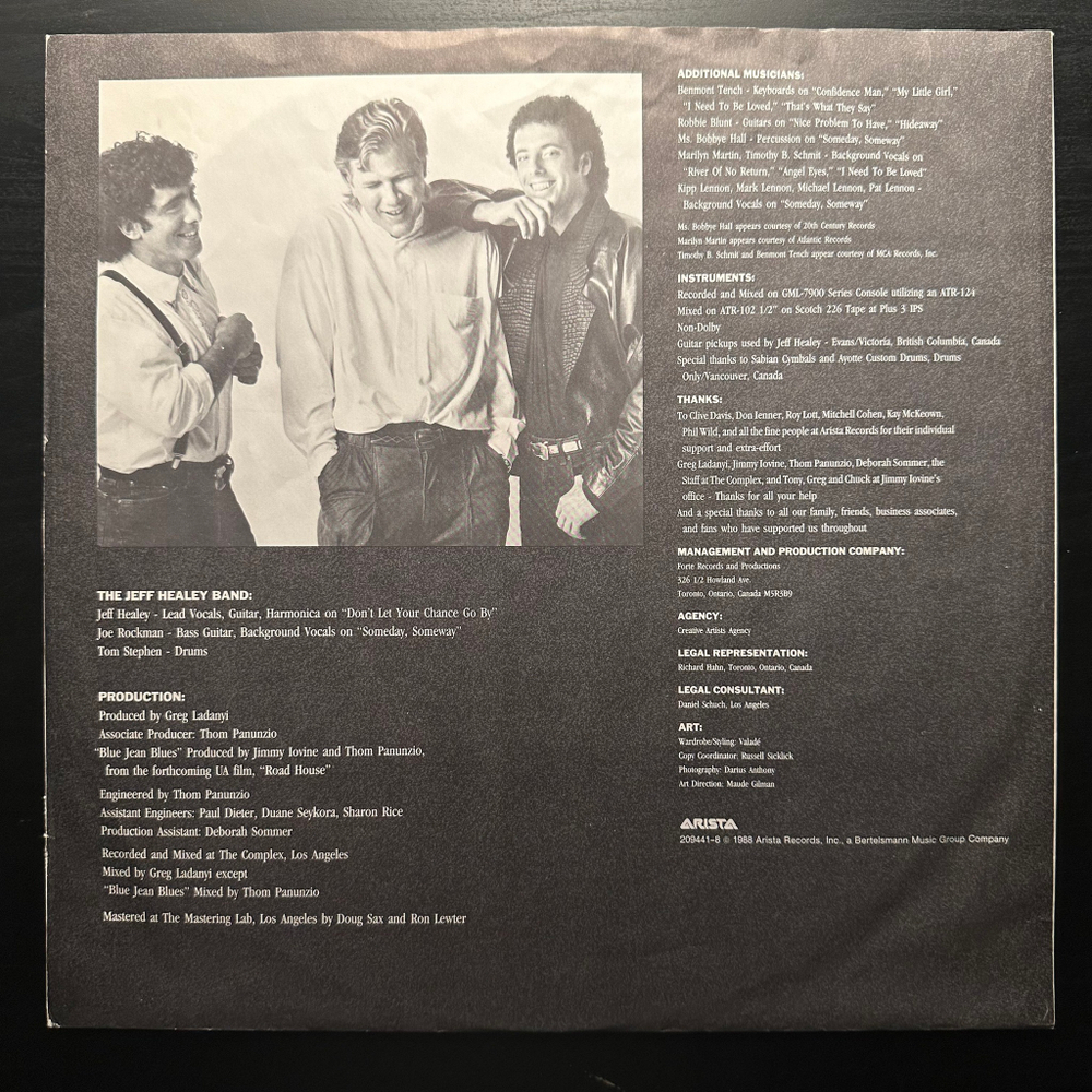 The Jeff Healey Band - See The Light (Европа 1988г.)