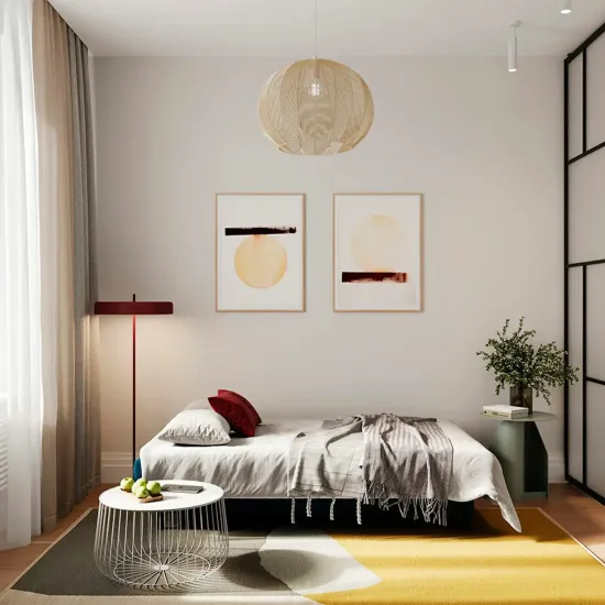 ЮТА Диван прямой коричневый, с черными ножками