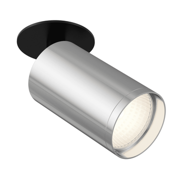 Встраиваемый потолочный светильник C049CL-U-1BS черный/матовое серебро Focus S Maytoni