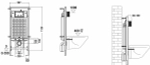 Унитаз с инсталляцией WeltWasser MARBERG 507 + MERZBACH 043 MT-WT + MAR 507 RD