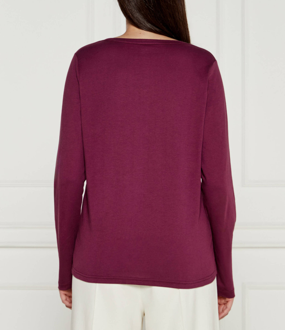 Блузка Tommy Hilfiger - бордовый(UW0UW05224)