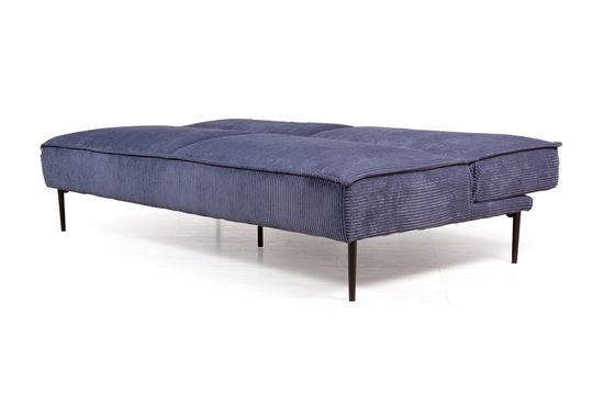 Диван-кровать ЭСТЕ, велюр, трехместный, прямой, клик-кляк без подлокотников