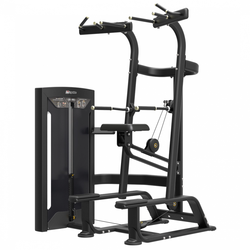 Подтягивание/отжимание с помощью Impulse ExoForm FE9720