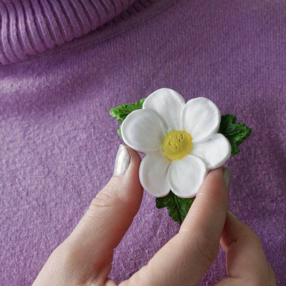 Молд силиконовый для творчества "Цветок. Фиалка. Примула. Лютик." 6 см / Форма для мыла, воска, гипса, полимерной глины, фитомолд