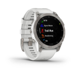 Смарт часы Garmin Epix (Gen 2) Sapphire титановый белый