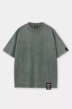 Футболка SHMOT "BLANK" GARMENT DYE Зеленый