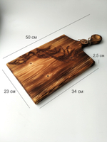 Разделочная доска из спила Сибирского кедра