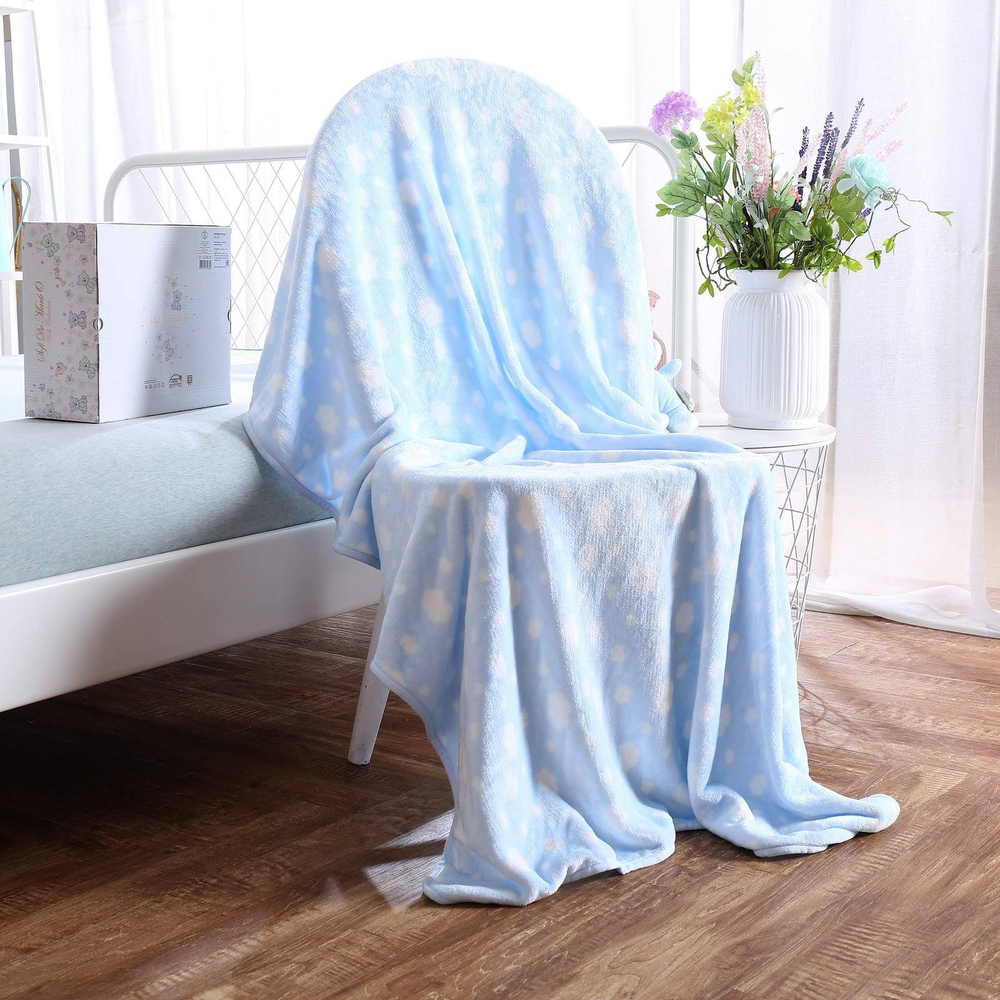 Плед 100x150 Sofi De MarkO Роджер голубой