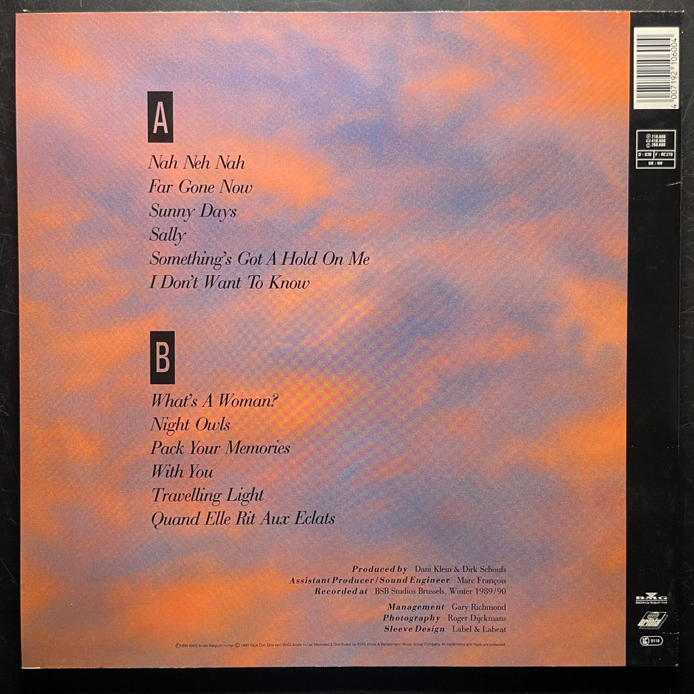Vaya Con Dios ‎– Night Owls (Бельгия 1990г.)