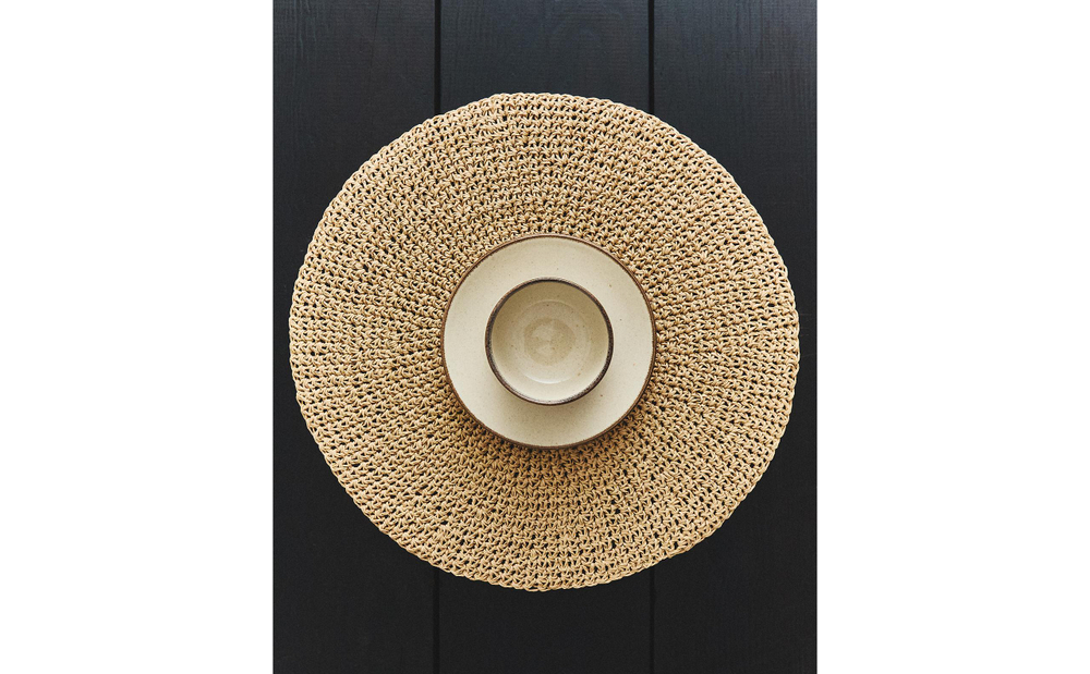 Zara Home сервировочная салфетка из смесовой ткани, диаметр 38 см · 4239/023