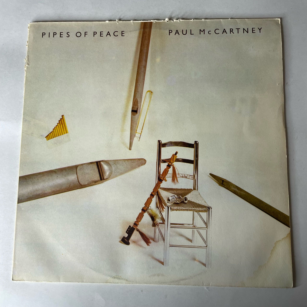 Винтажная виниловая пластинка LP Paul McCartney Pipes Of Peace (Россия 1994)