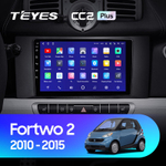 Teyes CC2 Plus 9"для Mercedes Benz Smart Fortwo 2 2010-2015