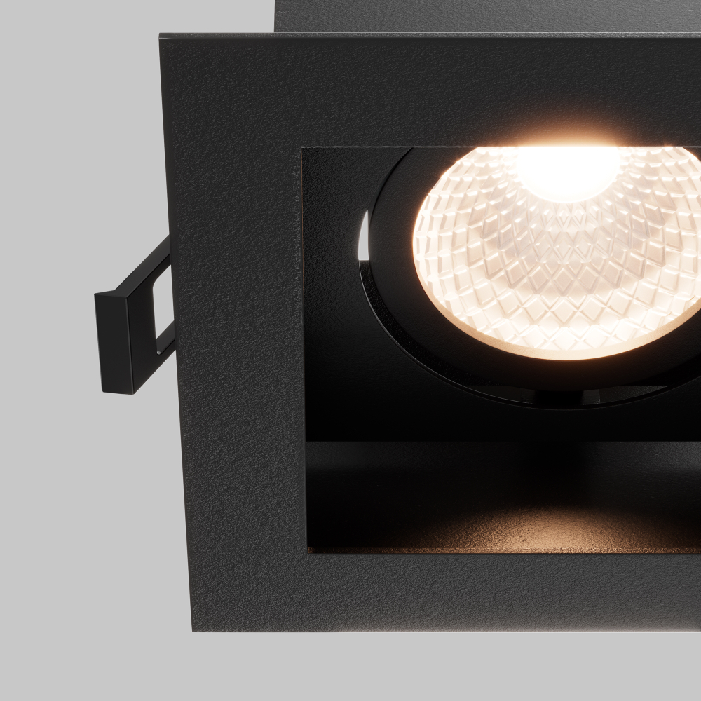 Встраиваемый светодиодный светильник Maytoni Metal Modern DL008-12W2.7-3-4K-B