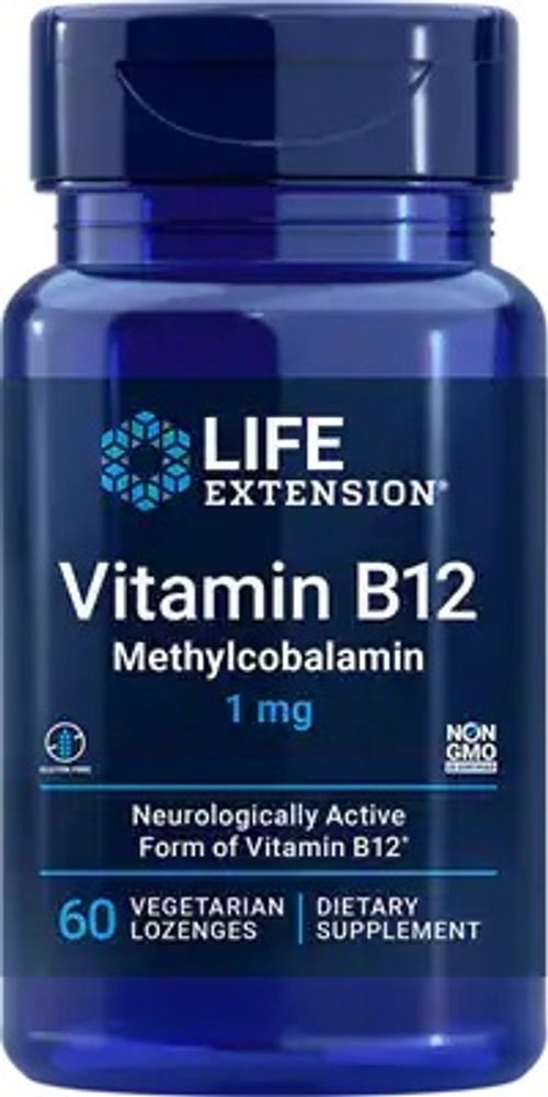 Vitamin B12 Methylcobalamin 1 mg 60 vloz