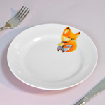 Тарелка 175мм мелкая форма Идиллия Лисичка