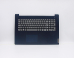 Верхняя панель с клавиатурой (топкейс) для ноутбука Lenovo IdeaPad 3-17ADA05. раскладка - русская, без подсветки, синяя (5CB0X56786), оригинал