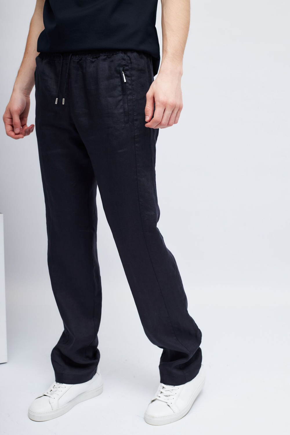 Брюки муж. LAGERFELD 532815 синий лен