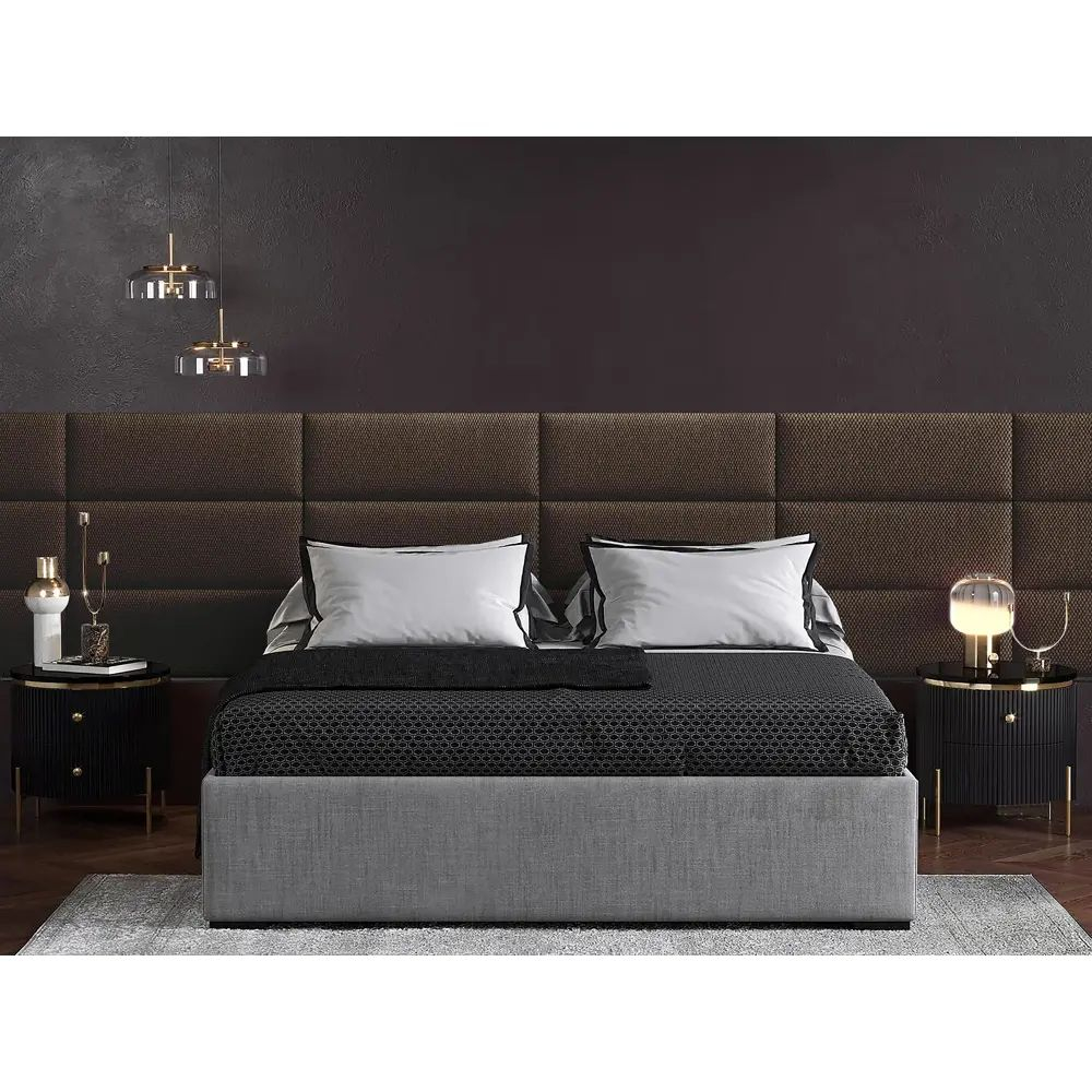 Мягкие панели; Стеновая панель; Изголовье для кровати 30х60см, 6 шт в комплекте