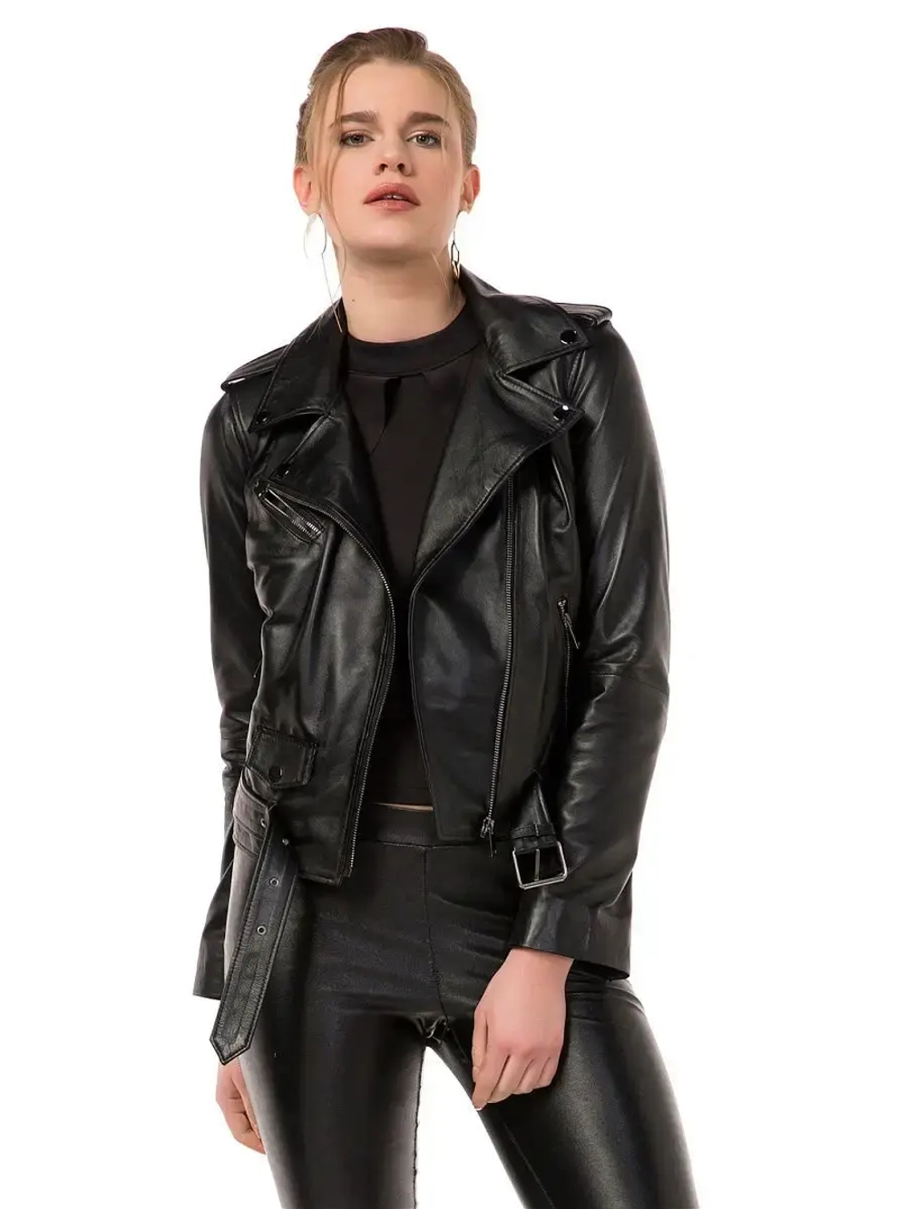 Косуха кожаная из натуральной кожи Турция