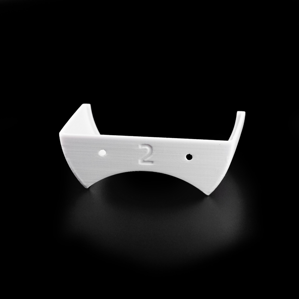 Настенный кронштейн для фронтальной установки Яндекс станций (Яндекс-Алиса) mini2, 3D печать, белый