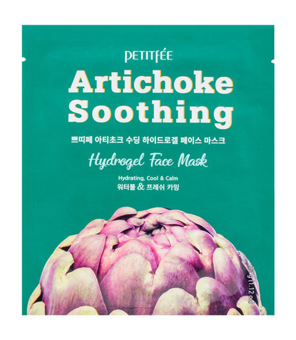 Гидрогелевая маска Petitfee Artichoke Soothing Hydrogel Face Mask 32 мл