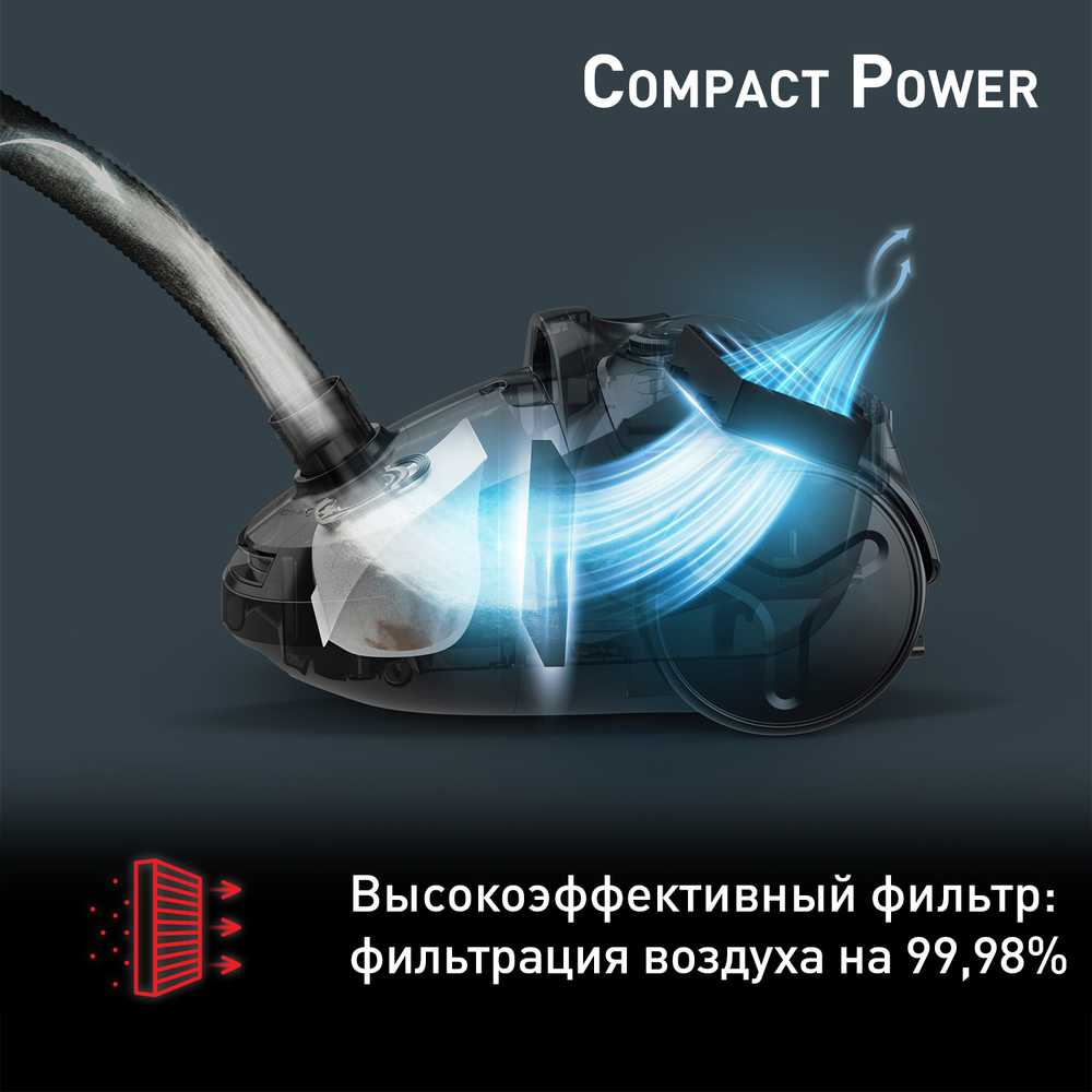 Пылесос с пылесборником Tefal Compact Power TW3953EA