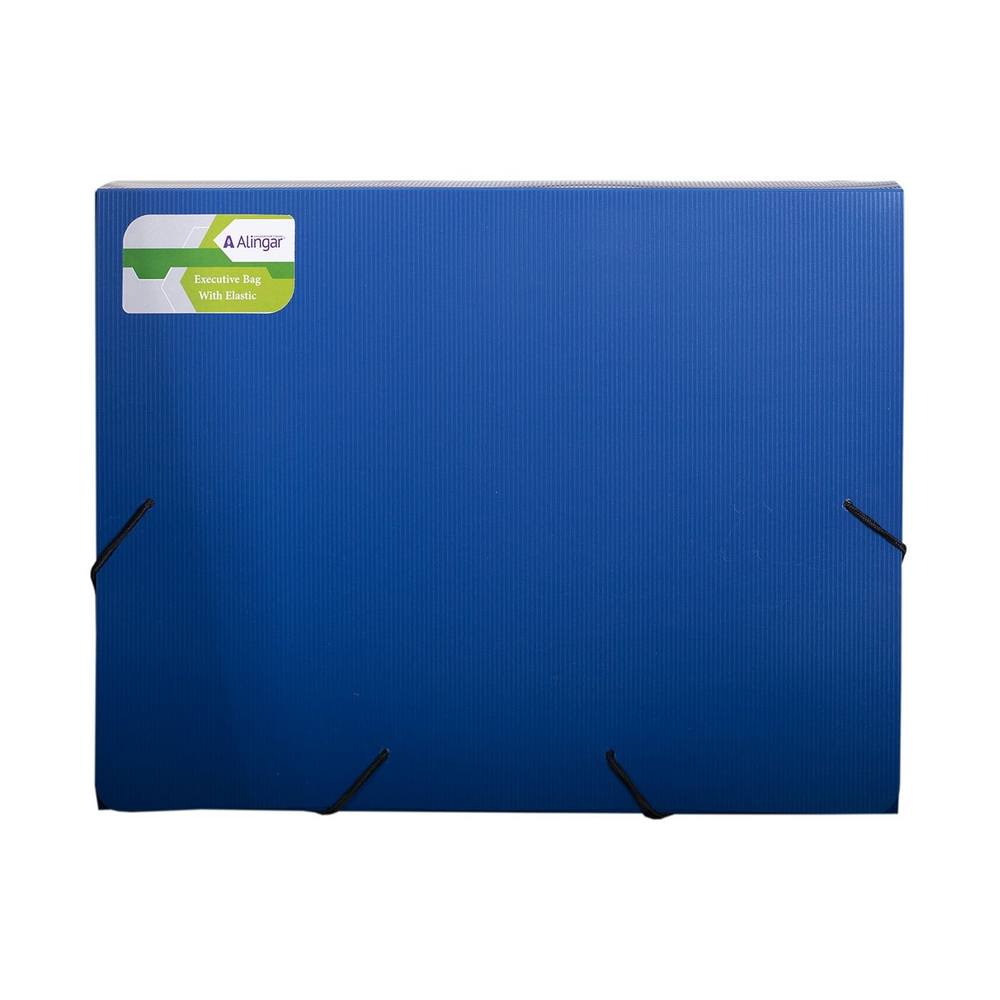 Папка на резинке Alingar, A4, 240х330х33 мм, 600 мкм, ассорти, матовая, "Flossy"