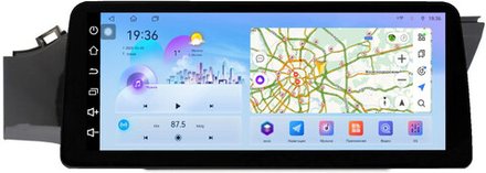 Магнитола для KIA Rio 4, Rio X-Line 2017-2020 (рамка без кнопки 9) - FarCar монитор 12.3" 2K QLED на Android 14, TS10, CarPlay, 4G SIM-слот