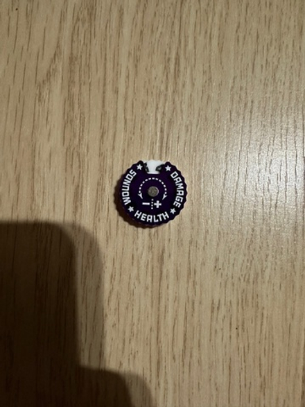 Round Counters 25mm. Violet