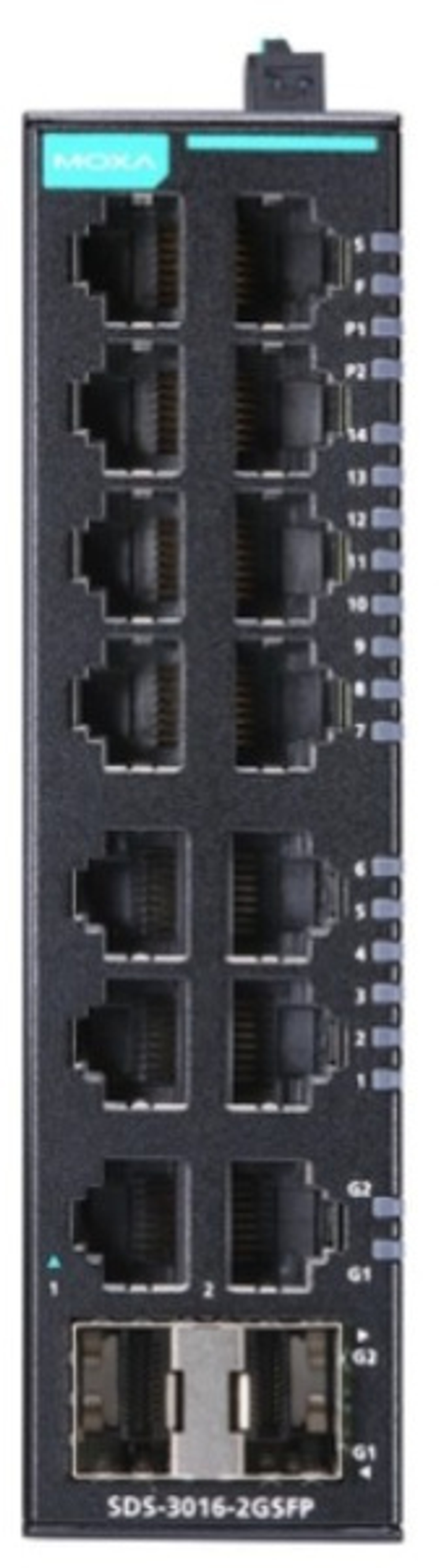 Коммутатор управляемый MOXA SDS-3016-2GSFP-T