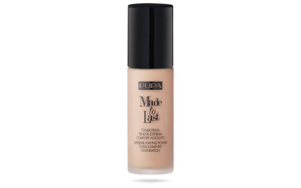 Pupa Тональная основа Made To Last Foundation, ультрастойкая, тон №030, Натуральный беж, 30 мл