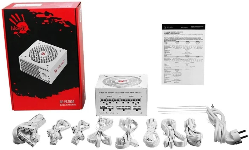Блок питания ATX Bloody BD-PS750G-MW