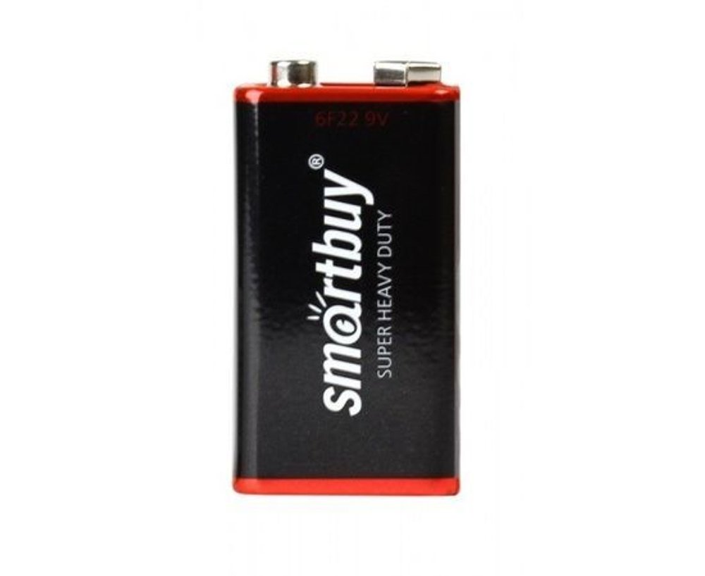 Батарейка солевая крона Smartbuy 6F22/1S Крона (SBBZ-9V01S)