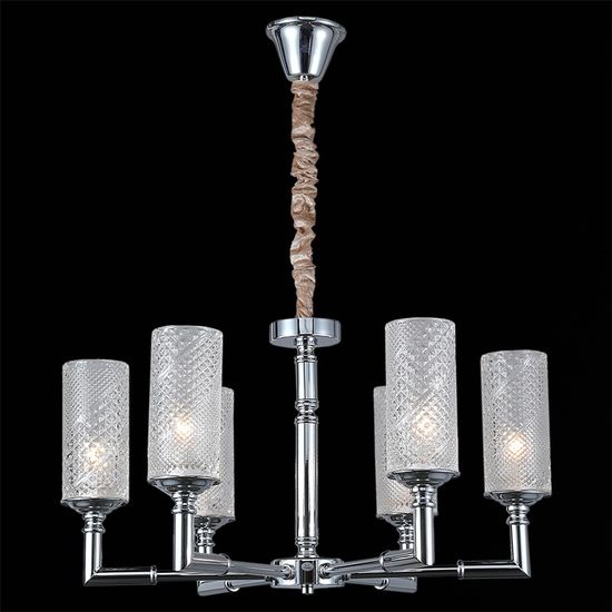 Люстра потолочная ILLUMICO E14  IL8683-6P-10 CR