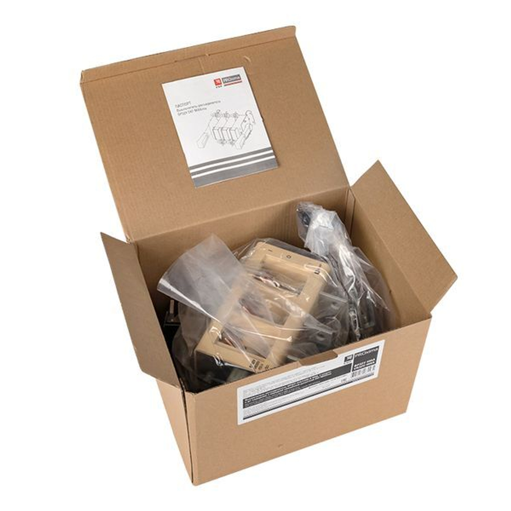 Выключатель-разъединитель ВР32У-37A71240-R 400А, 2 направ, с д/г камерами, с передней смещённой рукояткой EKF MAXima