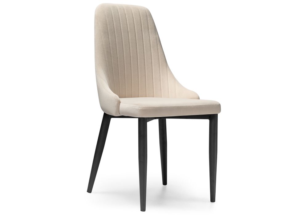 Стул на металлокаркасе Kora beige / black