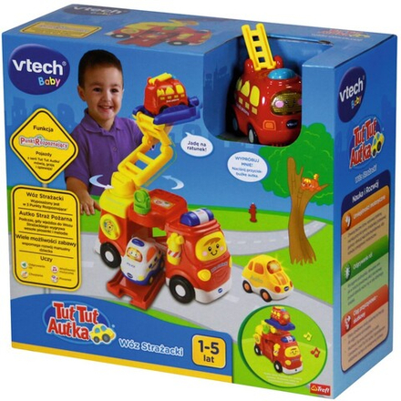 VTech Tut Tut Cars - Большая пожарная машина + автомобиль со звуком и светом 60810 / артикул   60810  / GTIN 5900511608106