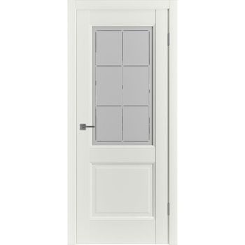 Межкомнатная дверь Emalex VFD 2 midwhite остекленная