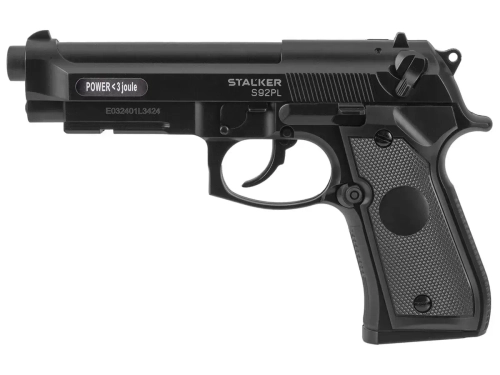 Пистолет пневматический Stalker S92PL (Beretta 92) к.4,5мм (ST-12051PL)