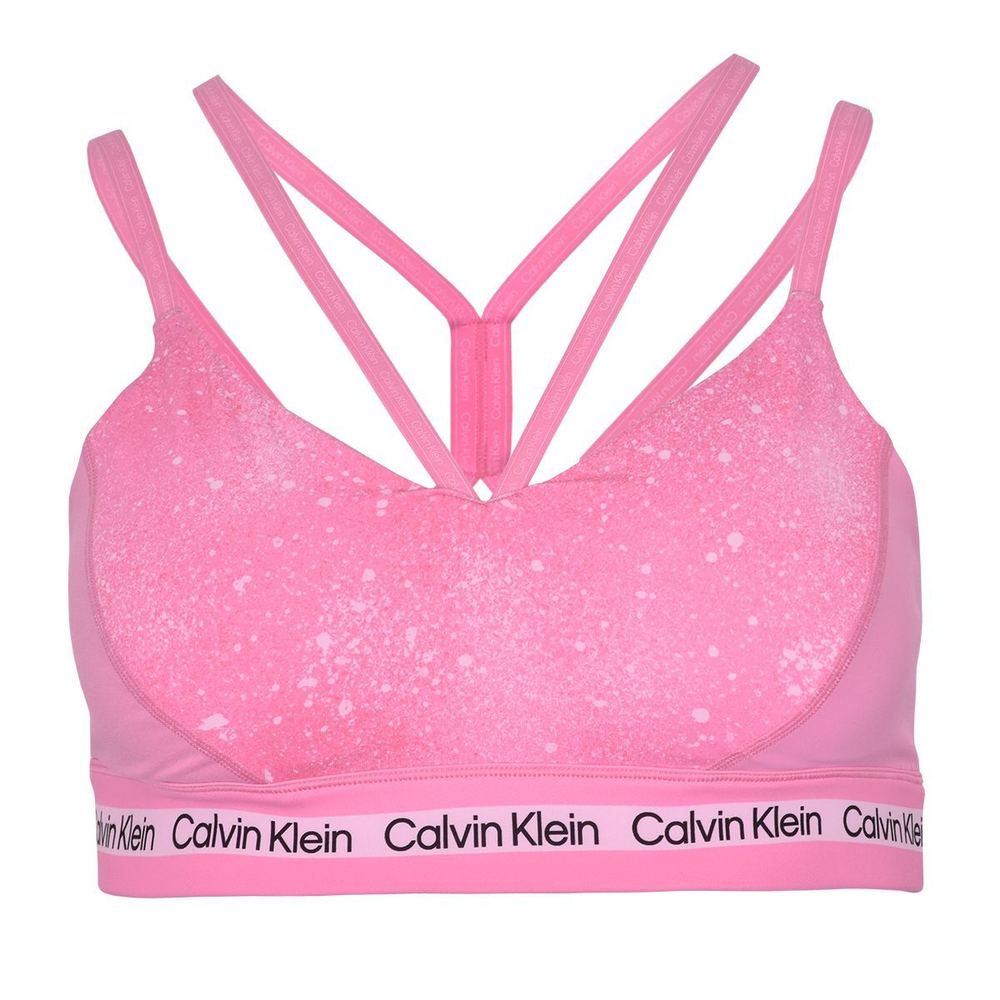 ТОП теннисный Calvin Klein Low Support Sports Bra - Розовый