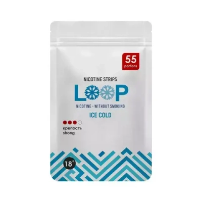 LOOP ICE COLD НИКОТИНОВЫЕ ПЛАСТИНКИ (12 МГ) - ЛЕДЯНАЯ МЯТА