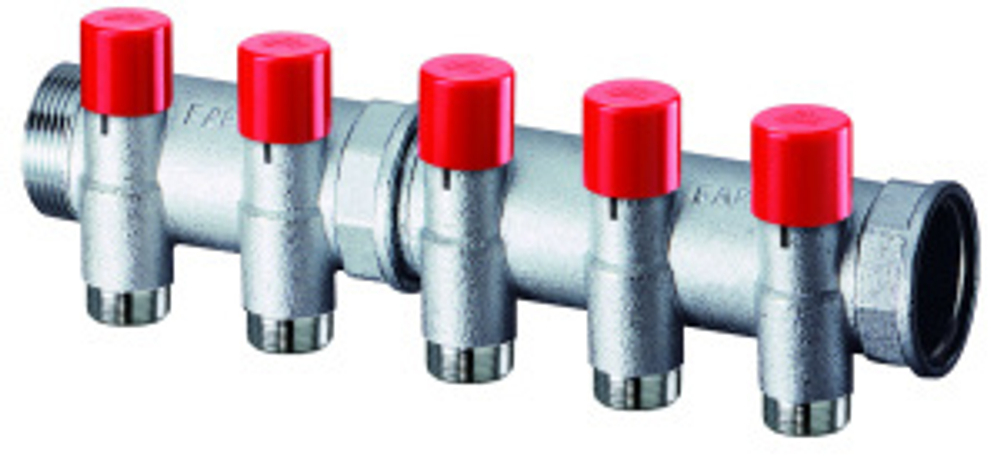 Коллектор балансировочный 1 1/4" с 3 отв. М24х19