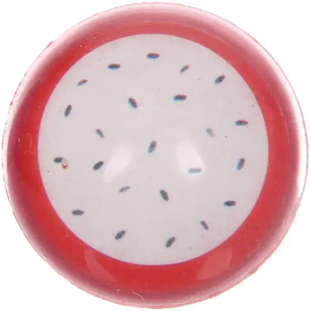 Мяч 32 мм «Фрукты» каучуковый, микс СТИКЕР НА ВЛОЖЕНИЕ