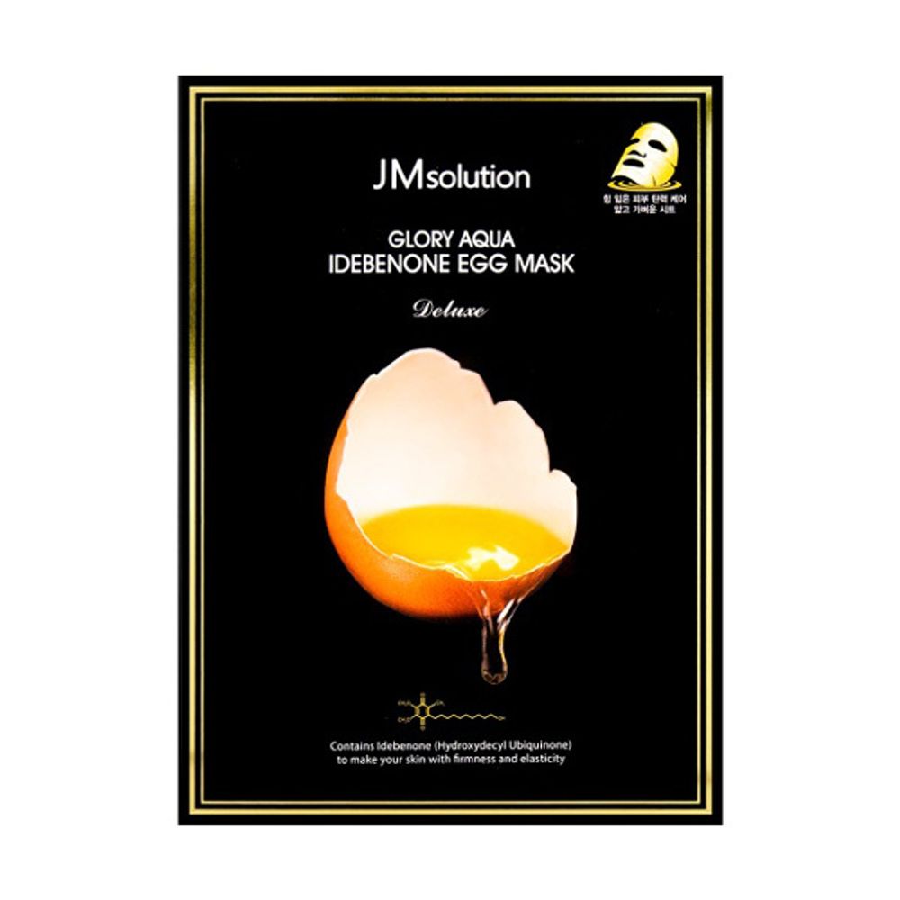 JMsolution Glory Aqua Idebenone Egg Mask увлажняющая яичная маска