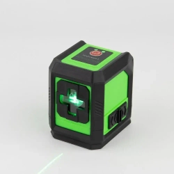 Лазерный уровень /лазерный нивелир 2 ЛИНЕС , зеленый луч, С магнитом на обратной стороне