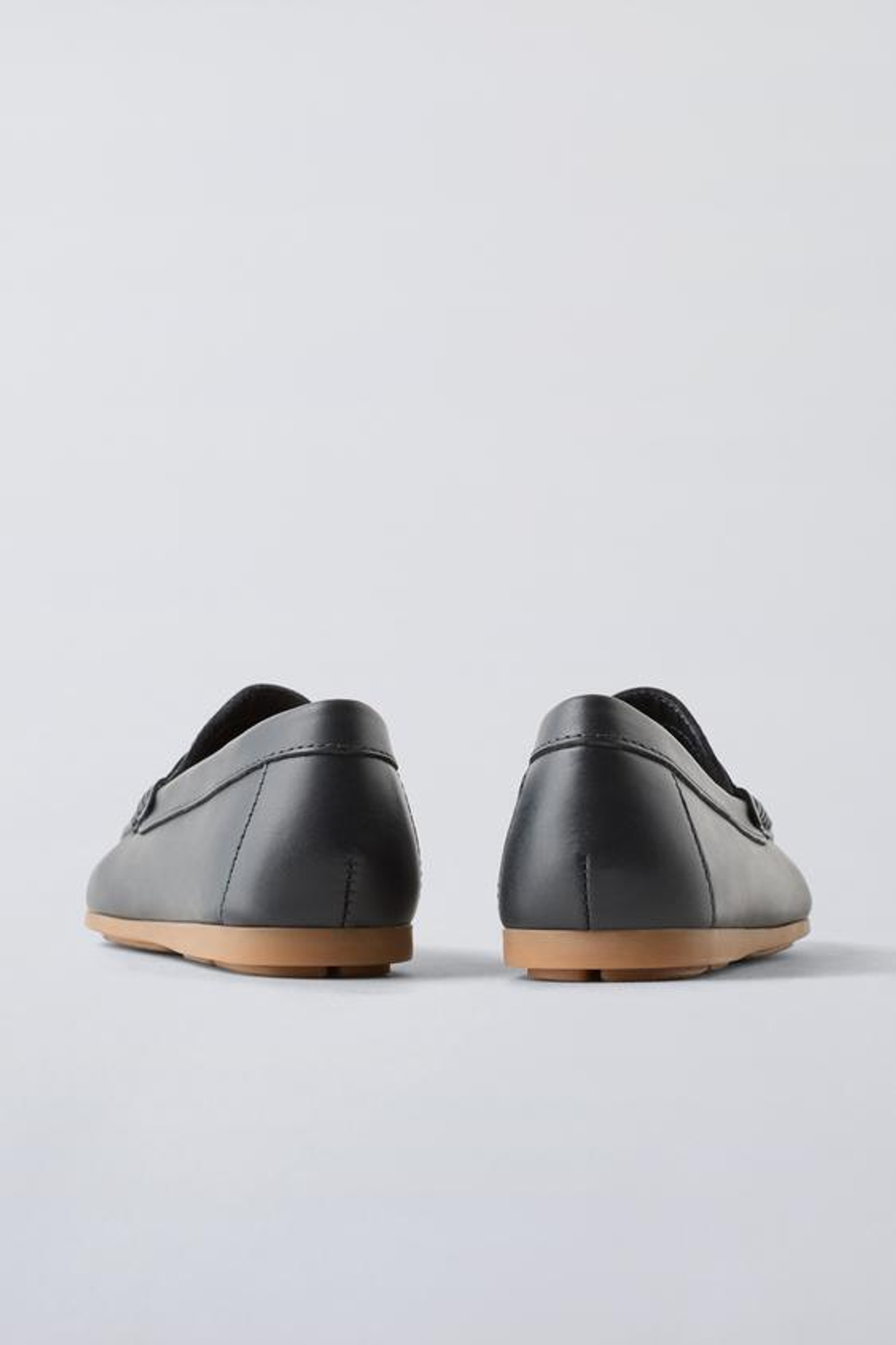 ZARA КЛАССИЧЕСКИЕ ЛОФЕРЫ, МОРСКОЙ СИНИЙ