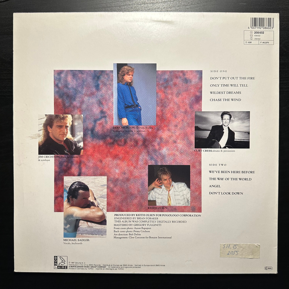 Saga- Wildest Dreams (Европа 1987г.)