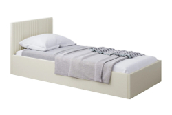 Кровать Поло с подъёмным механизмом, спальное место 90х200, лдсп, экокожа