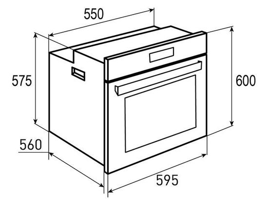 Электрический духовой шкаф Zigmund & Shtain EN 104.611 X